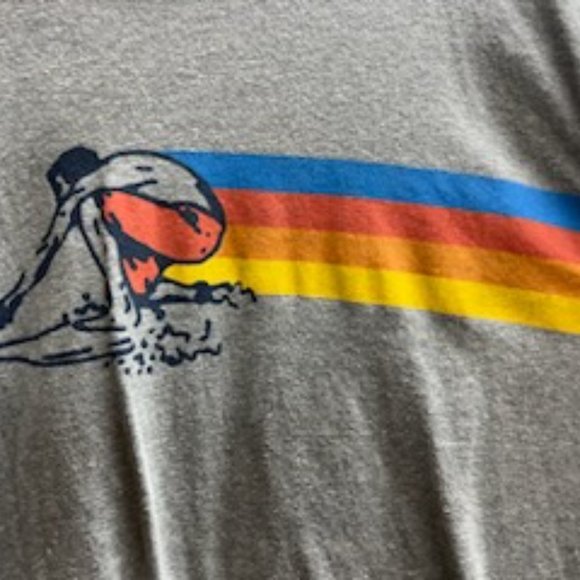 Old Navy Grey Long sleeve with Surfer logo - Picture 6 of 7